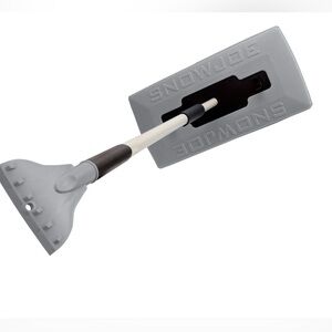 Snow Joe Jumbo Telescoping Snow Broom + Ice Scraper + Shovel